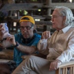 Pe platoul de filmare la Cravata galbenă FOTO Marineci