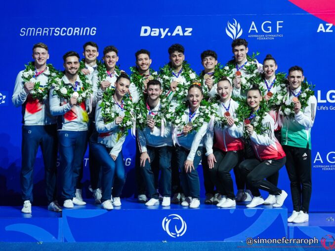 România a câștigat cinci medalii la Europenele de gimnastică aerobică din Azerbaidjan