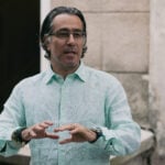 Serge Celibidachi la filmarea pentru The Yellow Tie FOTO Marineci