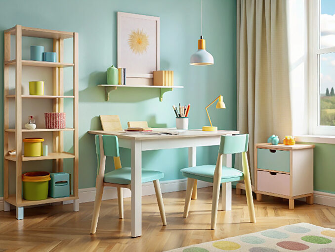 Sfaturi pentru amenajarea camerei de studiu a copilului