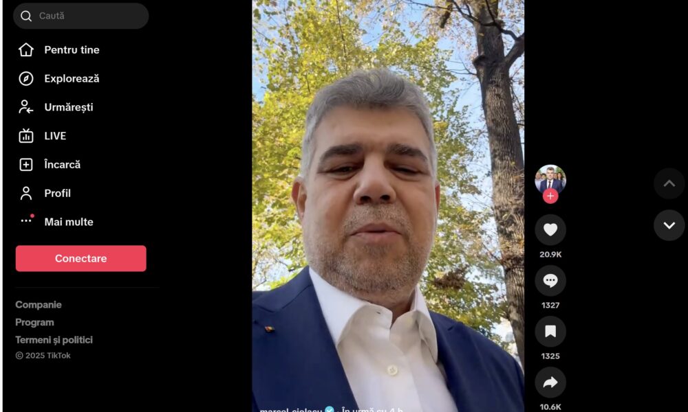 Ciolacu a revenit pe TikTok: Ce mai faceți? Eu nu mai sunt șef la Ciuma Roșie