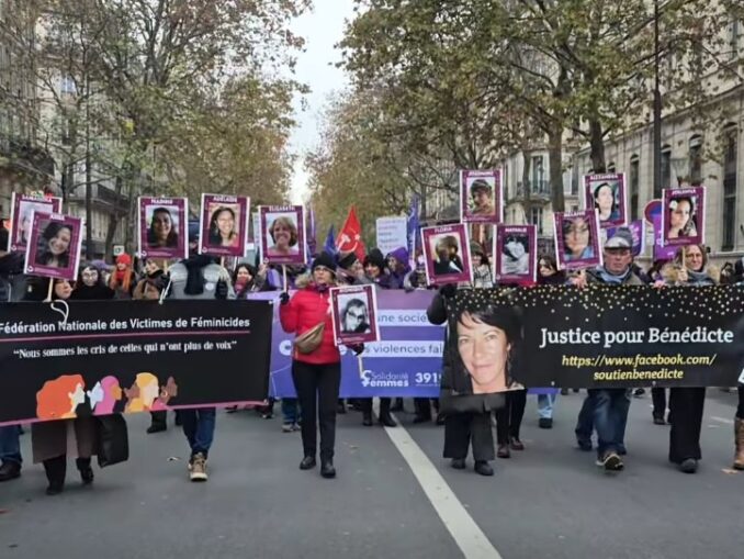 Femicidul și violența asupra femeilor a scos Parisul în stradă