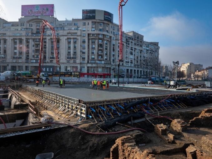 Daniel Băluță despre lucrările la Planșeul Unirii: Se lucrează intens