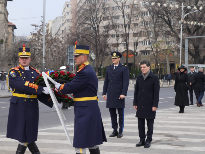 Nicușor Dan a depus o coroană de flori la Monumentul dedicat memoriei victimelor Revoluției