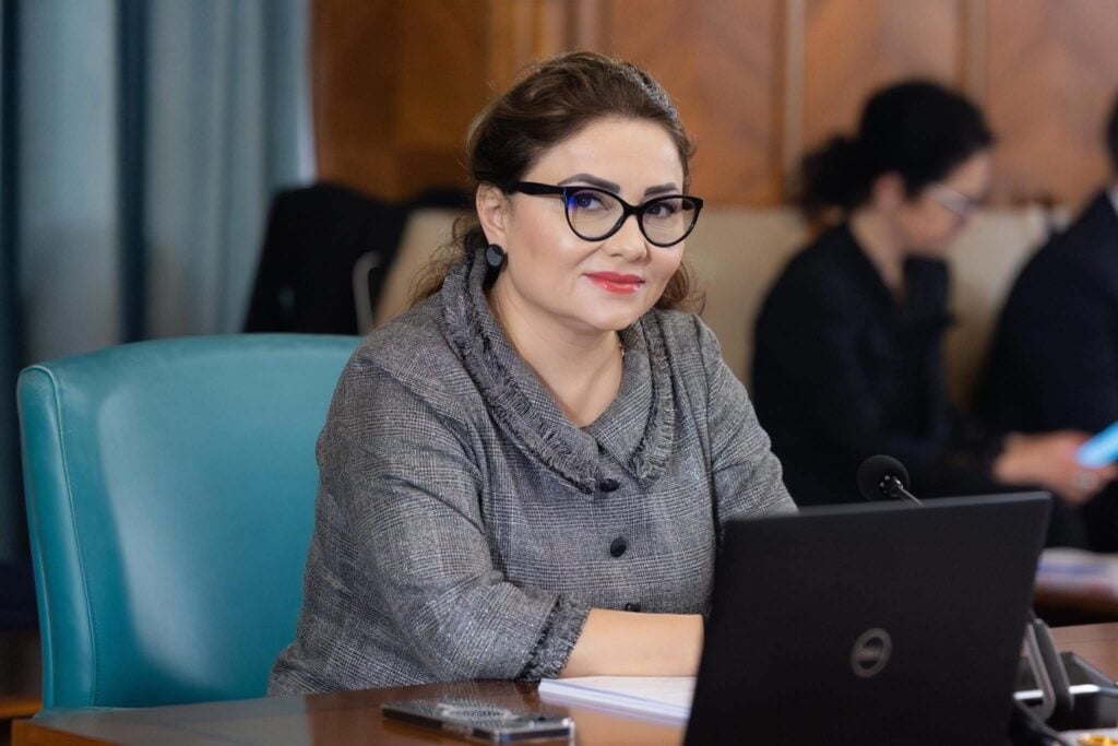 Cristina Trăila la o ședință de Guvern FOTO Facebook Cristina Trăila