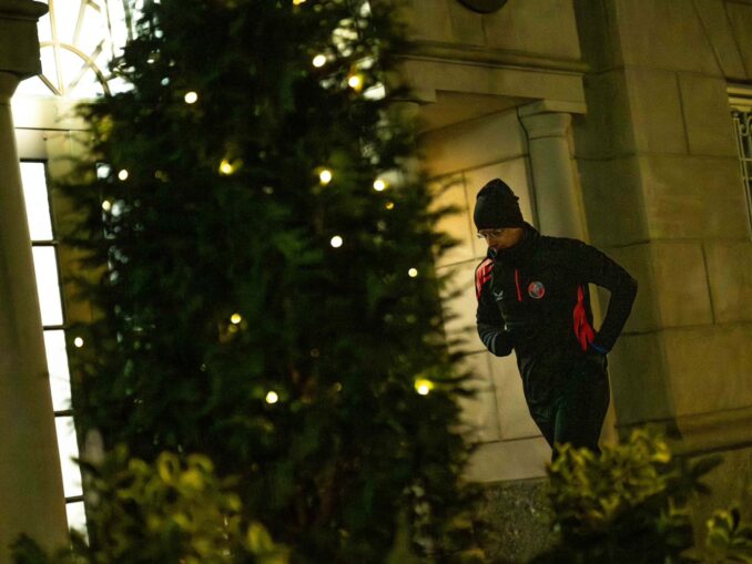 Peter Szijjarto, jogging la New York în echipamentul Csikszereda