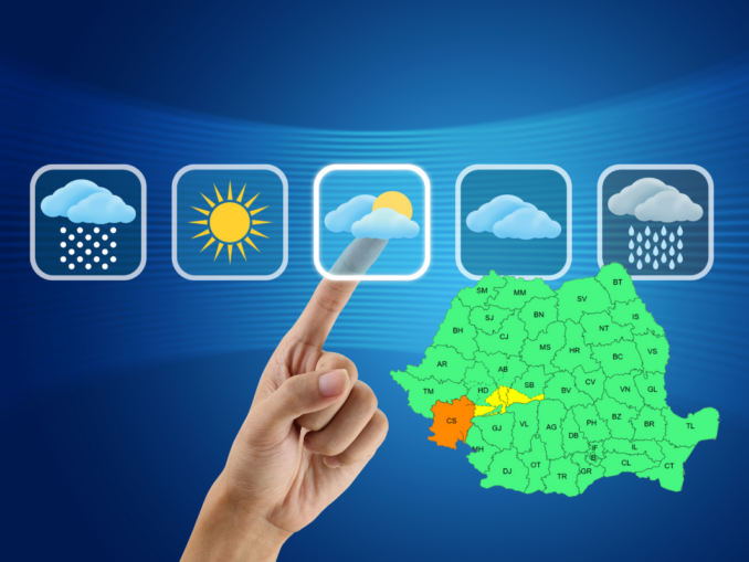 Coduri de vânt puternic în sud-vest