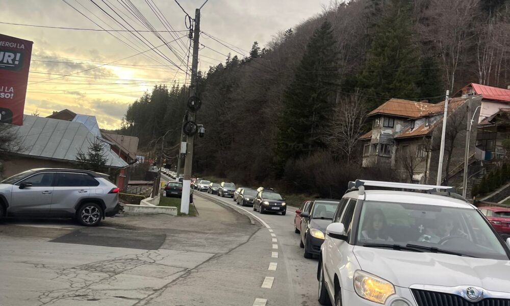 Trafic infernal pe Valea Prahovei