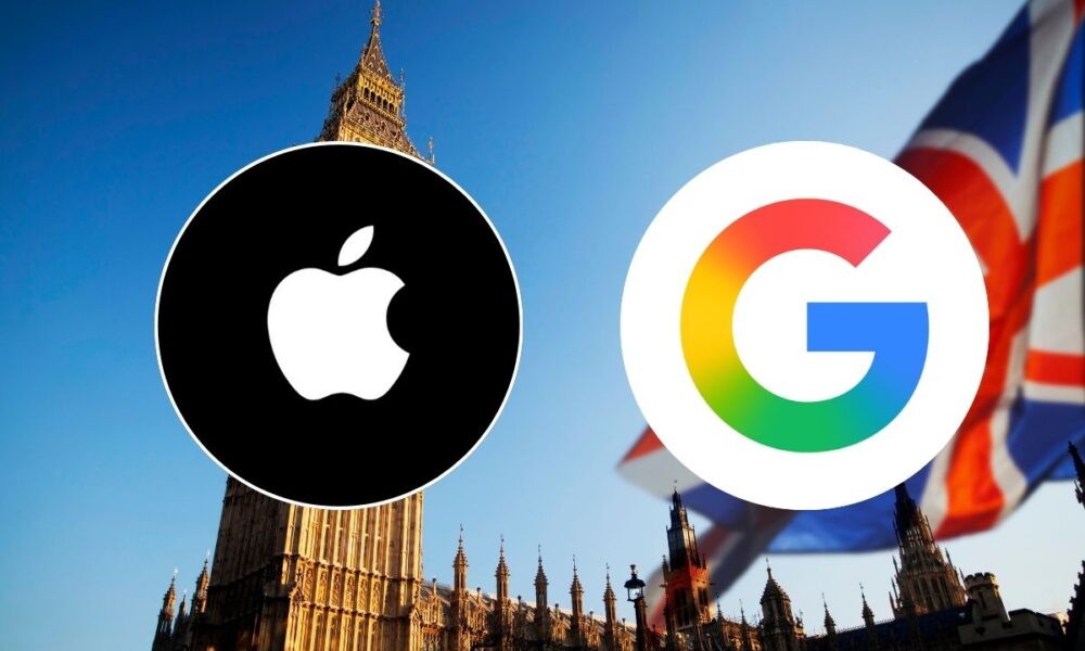 Apple şi Google, vizaţi de planul Londrei pentru conţinut sensibil