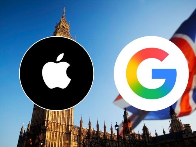 Apple şi Google, vizaţi de planul Londrei pentru conţinut sensibil