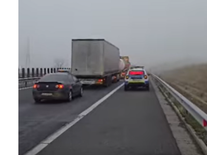 Coadă de mașini de 11 km pe A1