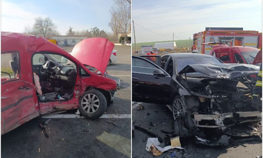 UPDATE Accident grav în Constanța. 10 persoane au ajuns la spital