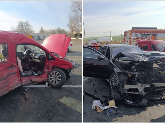 UPDATE Accident grav în Constanța. 10 persoane au ajuns la spital