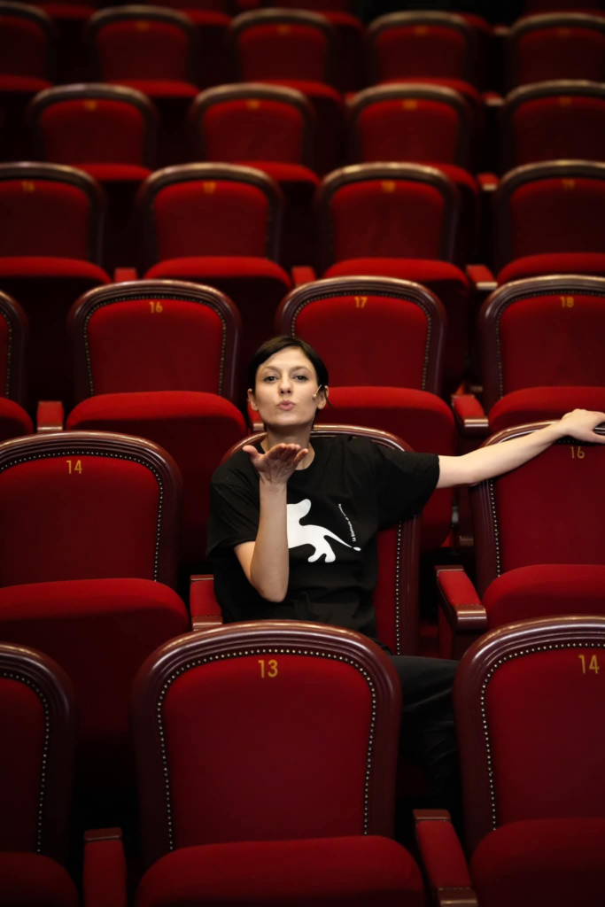 Ada Galeș în sală FOTO Arhivă personală