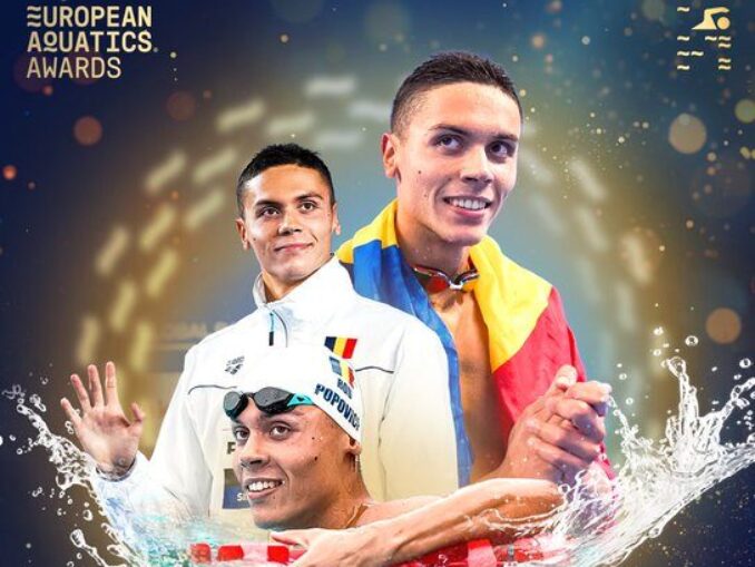 David Popovici, ales cel mai bun înotător din Europa în 2025