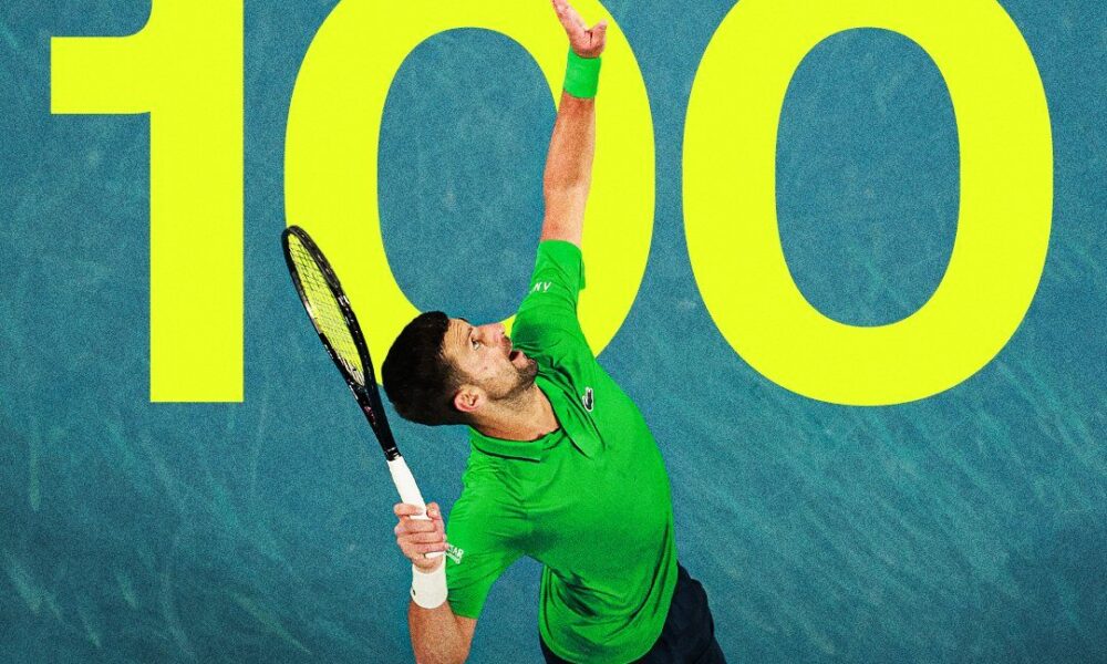 Novak Djokovici, victoria cu numărul 100 la Australian Open