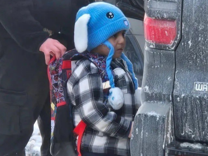 Un copil de cinci ani, arestat de poliția lui Trump