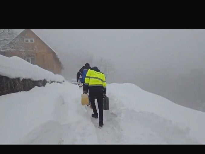 VIDEO Solidaritate pentru măicuțele izolate de la Schitul Bujoara