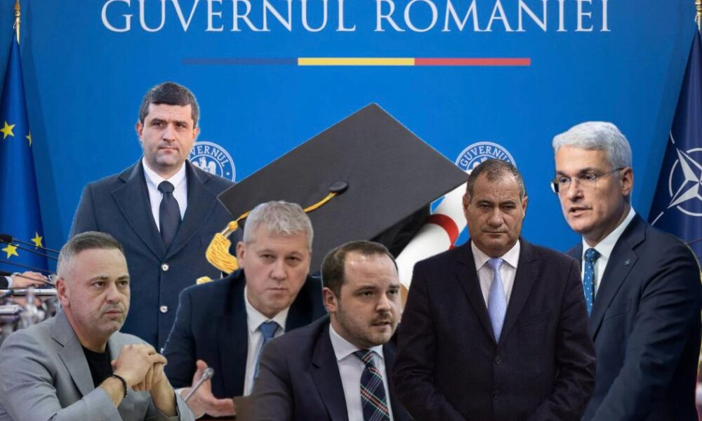 Miniștrii cu doctorate din Guvernul Bolojan