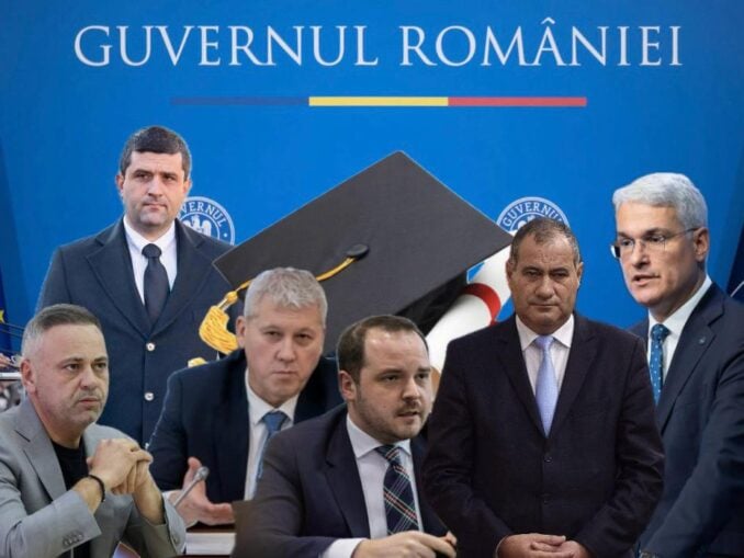 Miniștrii cu doctorate din Guvernul Bolojan