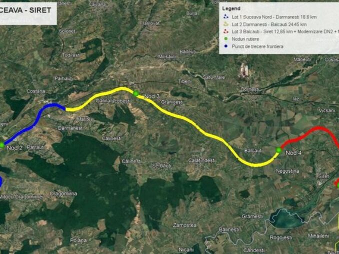 Întregul Drum Expres Suceava-Siret a intrat în licitație
