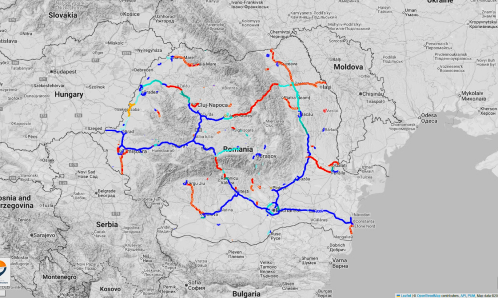 Bornă istorică pentru autostrăzile din România