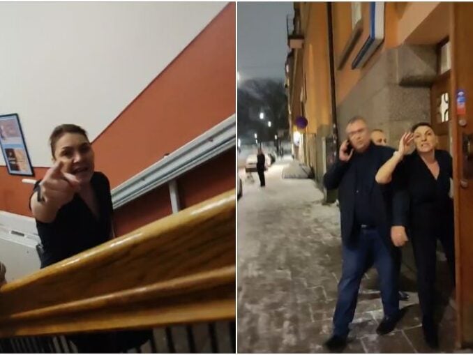 VIDEO Bărbat scos cu scandal de la un eveniment AUR, după ce a contestat un gest al lui Simion