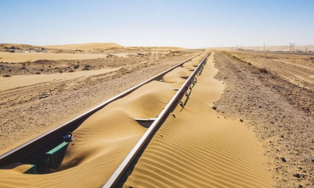 Prima cale ferată de mare capacitate construită în deșertul african