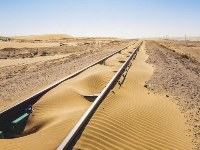 Prima cale ferată de mare capacitate construită în deșertul african