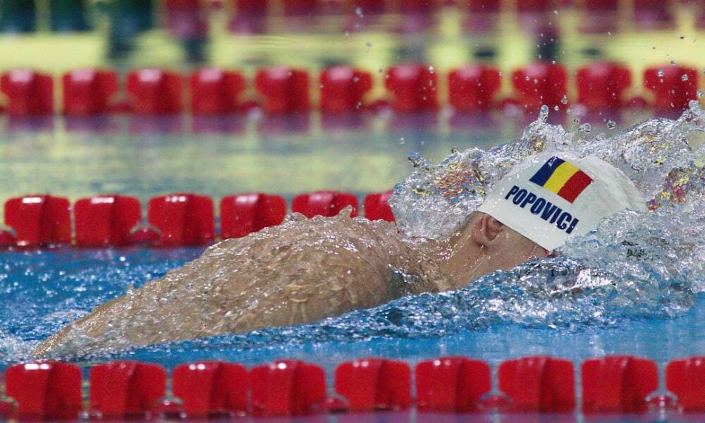 David Popovici, epuizat. 7 sprinturi cu copiii