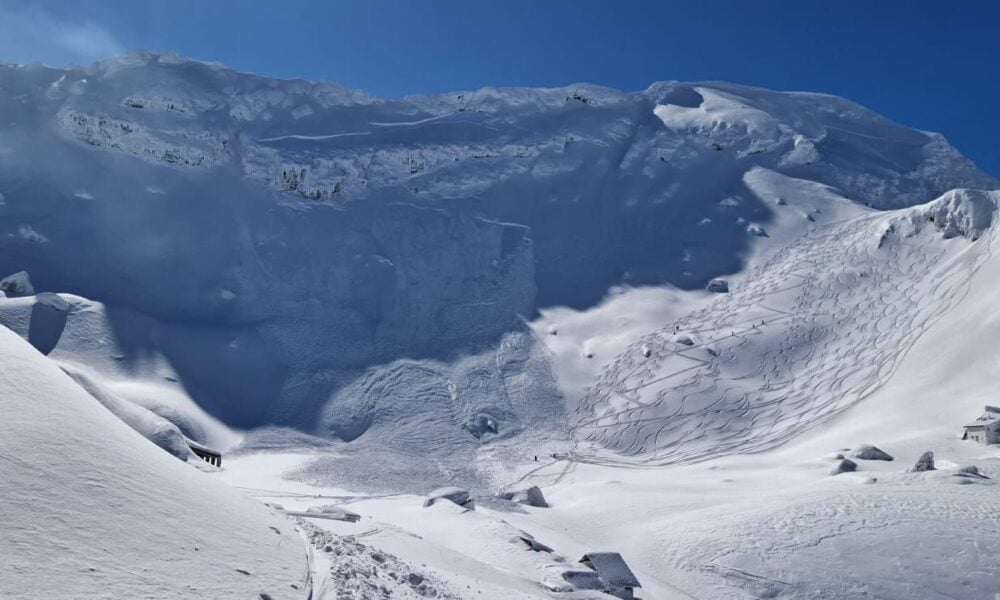 Avalanșă majoră la Bâlea Lac. Grad de risc 4 din 5
