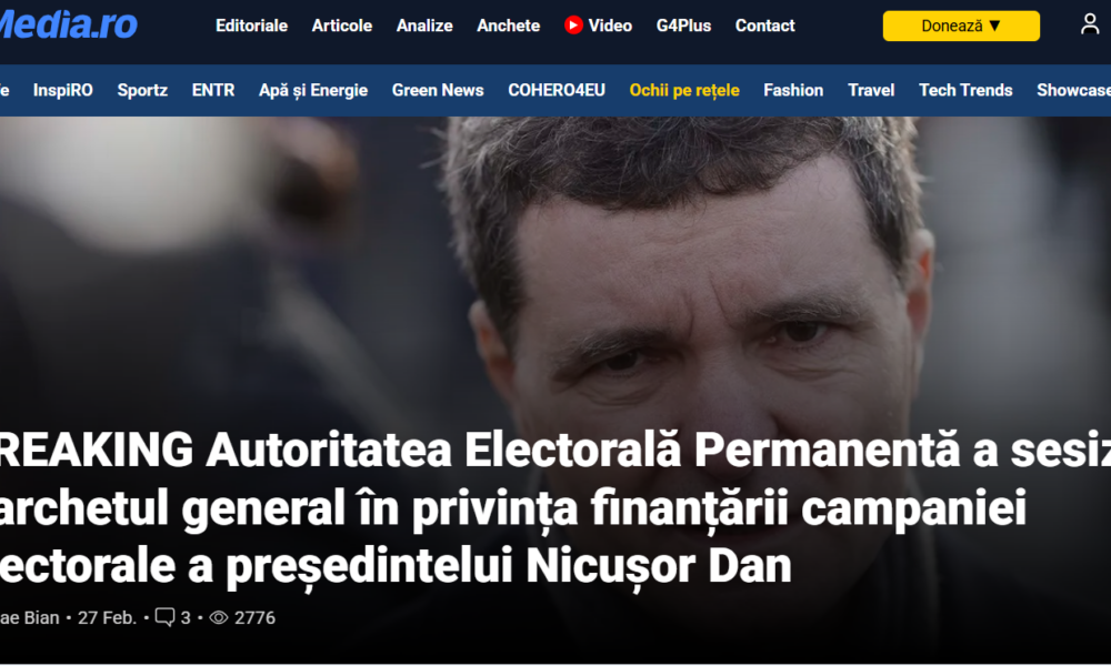 UPDATE O știre veche de un an a devenit breaking news. Reacția lui Nicușor Dan