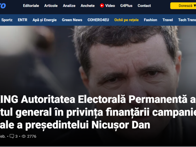 UPDATE O știre veche de un an a devenit breaking news. Reacția lui Nicușor Dan