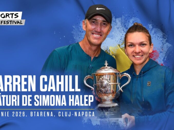 Darren Cahill, invitat la meciul de retragere al Simonei Halep – VIDEO
