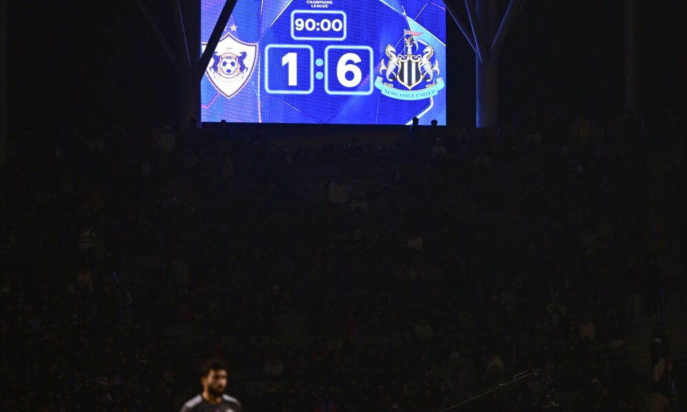 Champions League scutură balastul. Qarabag, spulberată de Newcastle