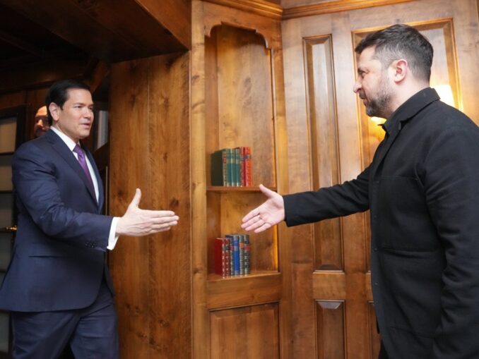 Trump vrea să pună capăt războiului din Ucraina „o dată pentru totdeauna”, spune Rubio după întâlnirea cu Zelenski