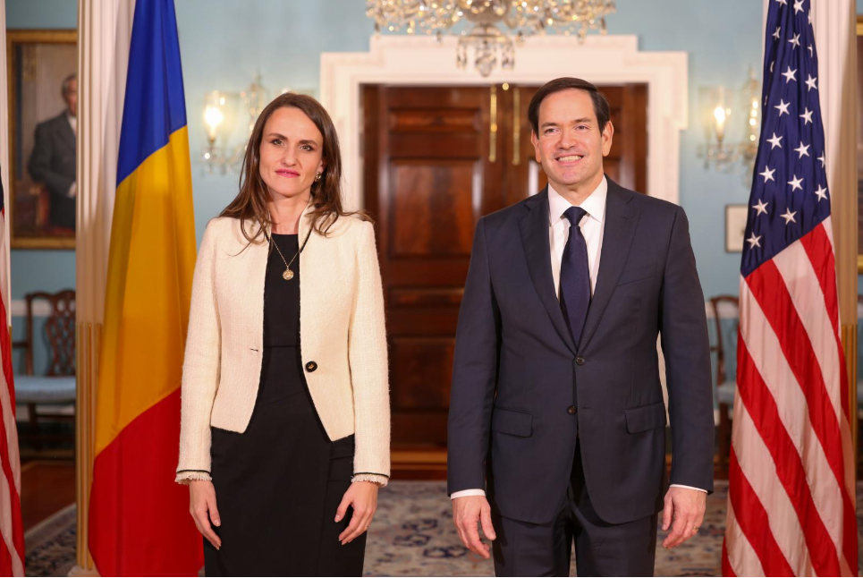 Oana Țoiu, vizită la Washington la invitația lui Rubio