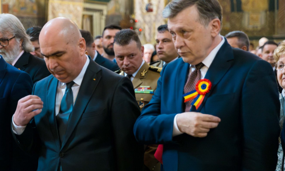 Urmașul lui Bolojan îi face scut în fața taberei Thuma. Cum îl lăuda Crin Antonescu pe premier