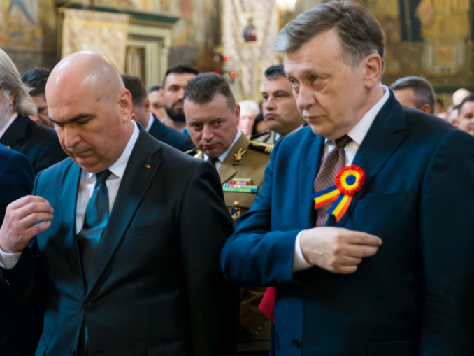 Urmașul lui Bolojan îi face scut în fața taberei Thuma. Cum îl lăuda Crin Antonescu pe premier