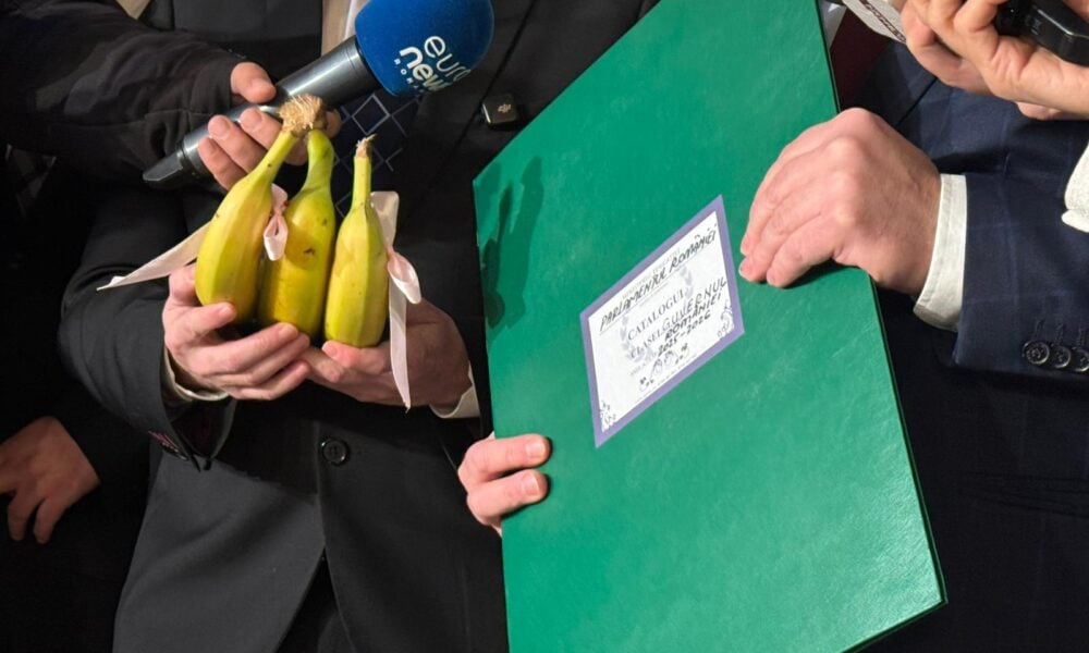 Circ și banane cu fundiță roz în Parlament. Gest homofob al senatorilor PACE