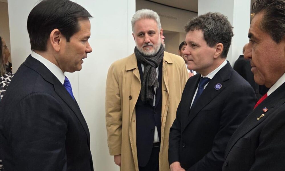 UPDATE Nicușor Dan s-a întâlnit cu Marco Rubio pe holurile Institutului Păcii din Washington