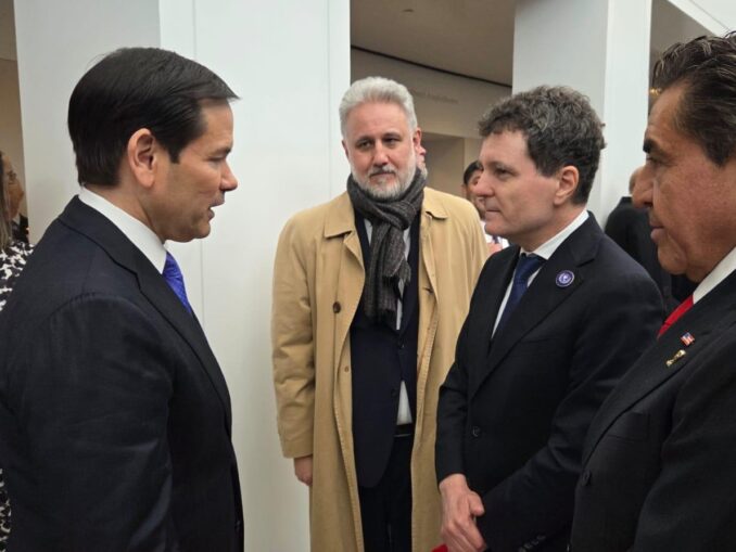 UPDATE Nicușor Dan s-a întâlnit cu Marco Rubio pe holurile Institutului Păcii din Washington