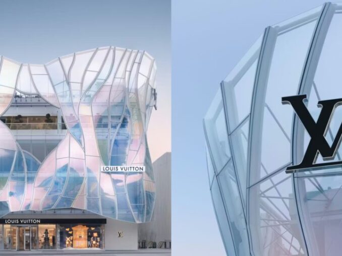 Spectacol de opulență în inima Beijingului. Noul templu Louis Vuitton