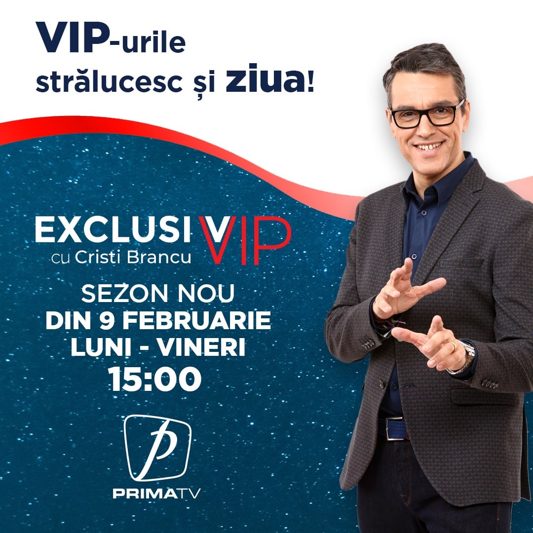 Exclusiv VIP revine cu un nou sezon și o nouă oră de difuzare