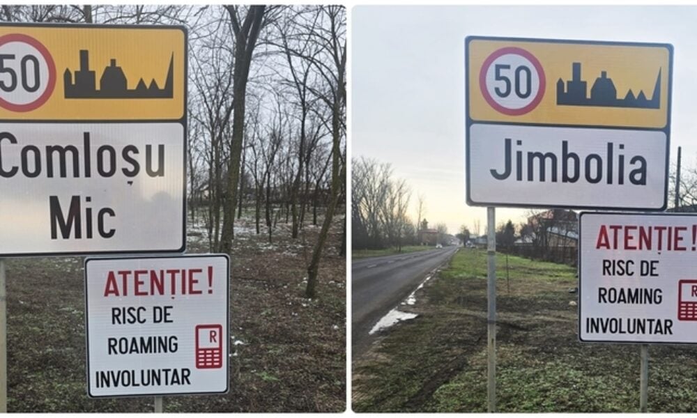 Indicatoare de avertizare privind riscul de roaming involuntar montate în județul Timiș