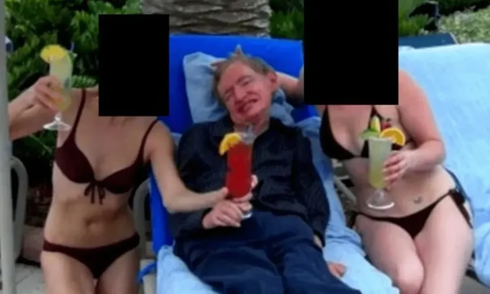 Stephen Hawking apare într-o fotografie, în noile dosare Epstein