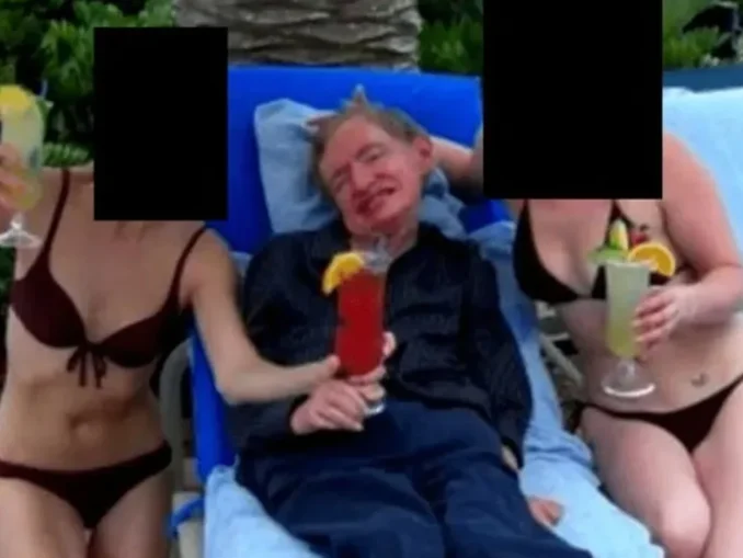 Stephen Hawking apare într-o fotografie, în noile dosare Epstein