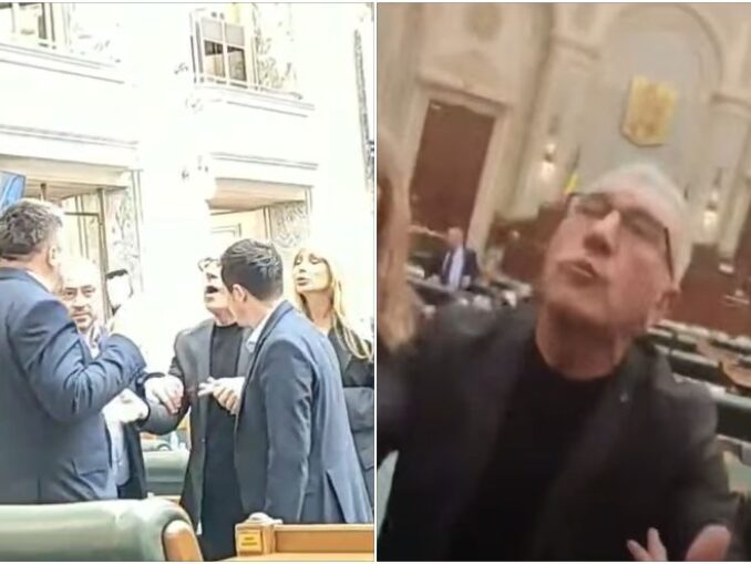 VIDEO Bătaie în plenul Senatului: „Nu mă atinge”. Război între PACE și PSD