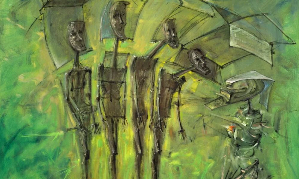 Poza pentru articolul Fiscul dă lovitura: S-au vândut tablourile ascunse de Darius Vâlcov în cimitir