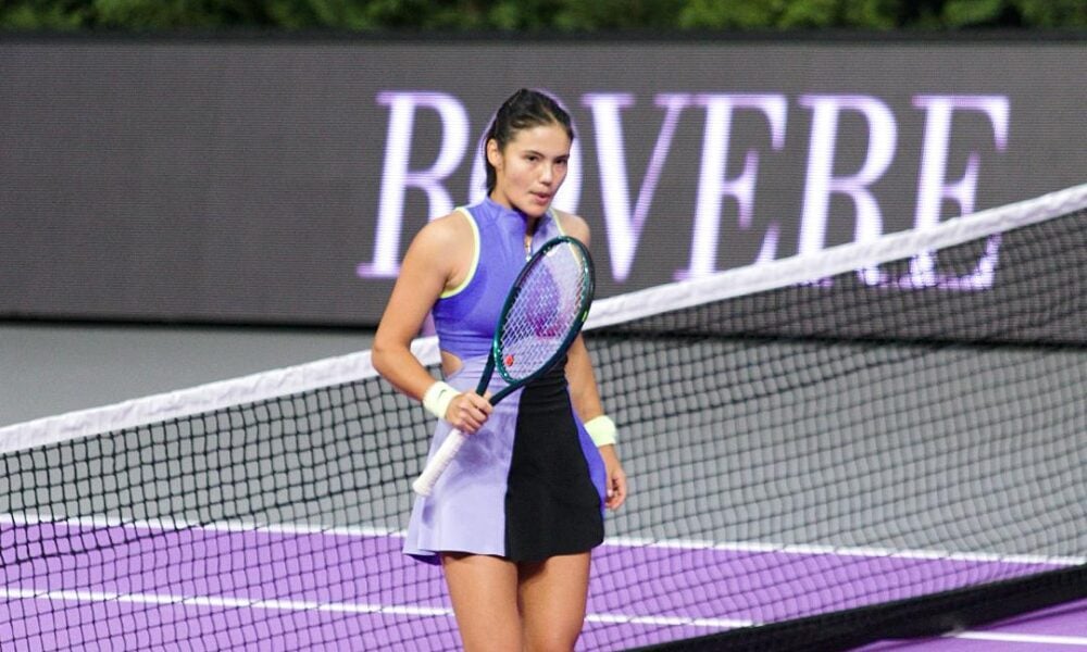 Emma Răducanu, antrenament cu public în BTarena din Cluj